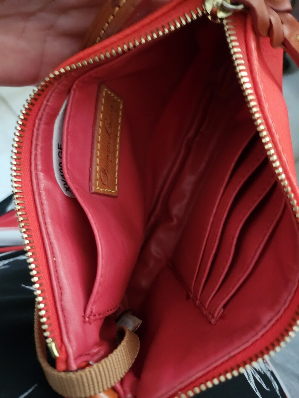 Dooney & Bourke pebbled leather Lexi crossbody bag - Picture 6 of 6